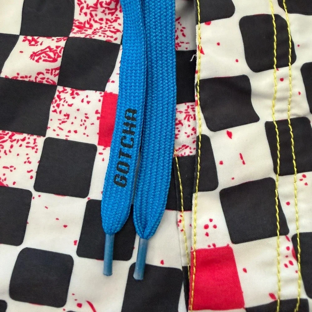 Gotcha Size 32 Checkerboard Board Shorts